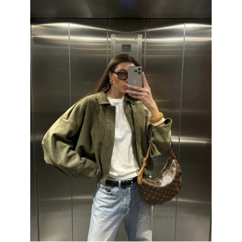 Anna – Damen Winterjacke in lässiger Passform mit Reißverschluss