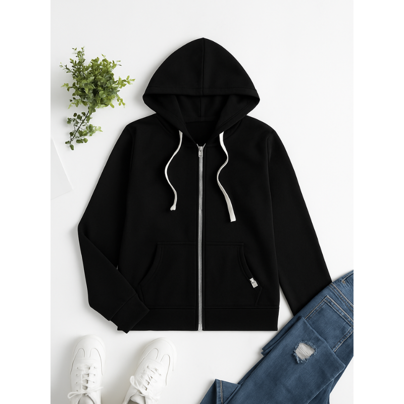Frauen Zip-Hoodie – Bequem und Klassisch