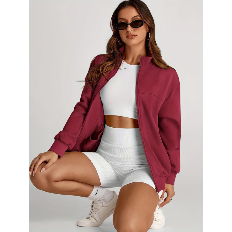 Langärmliger Damenpullover – Lässiger Chic