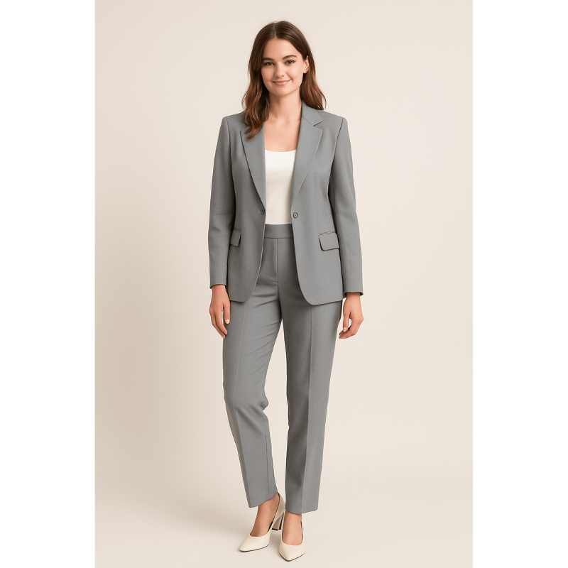 Milano Elegance Damenanzug – Blazer und Hose Set mit Optimalem Schnitt