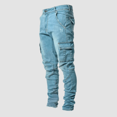 Cezar Cargo Jeans – Klassische Stretch-Denim mit praktischem Herrenstil