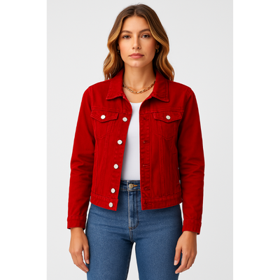 Siena – Damenkurze Denimjacke