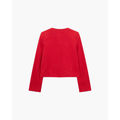 Tailored Savile Crop Blazer
