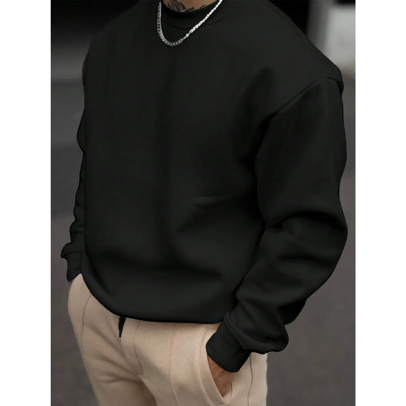 Palermo Herren Rundhals-Sweatshirt – Eleganter Casual-Look mit Komfort