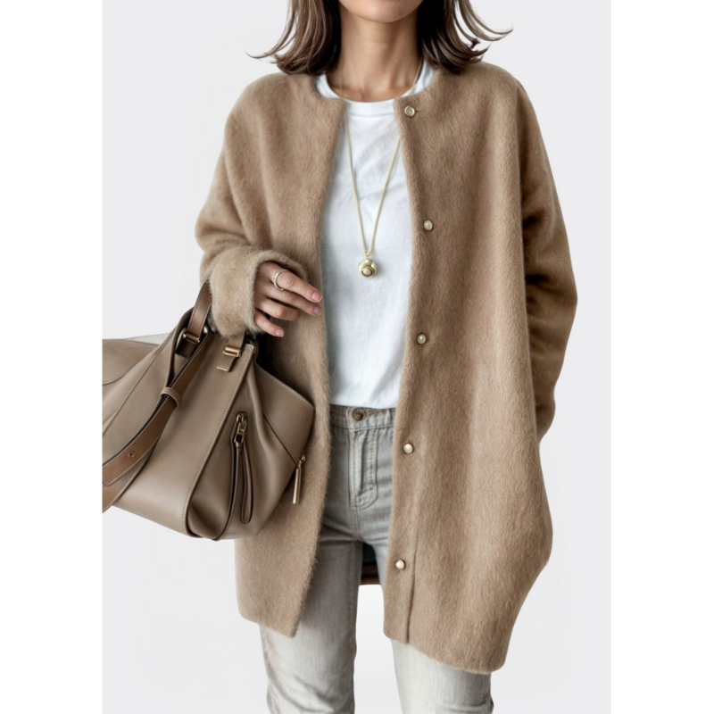 Sanfter Offener Damen Cardigan