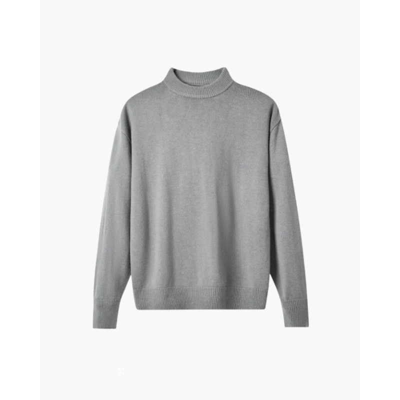 100% Hochwertiger Wollrollkragenpullover