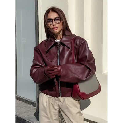 Ardelle Klassische Damenjacke aus Eco-Leder