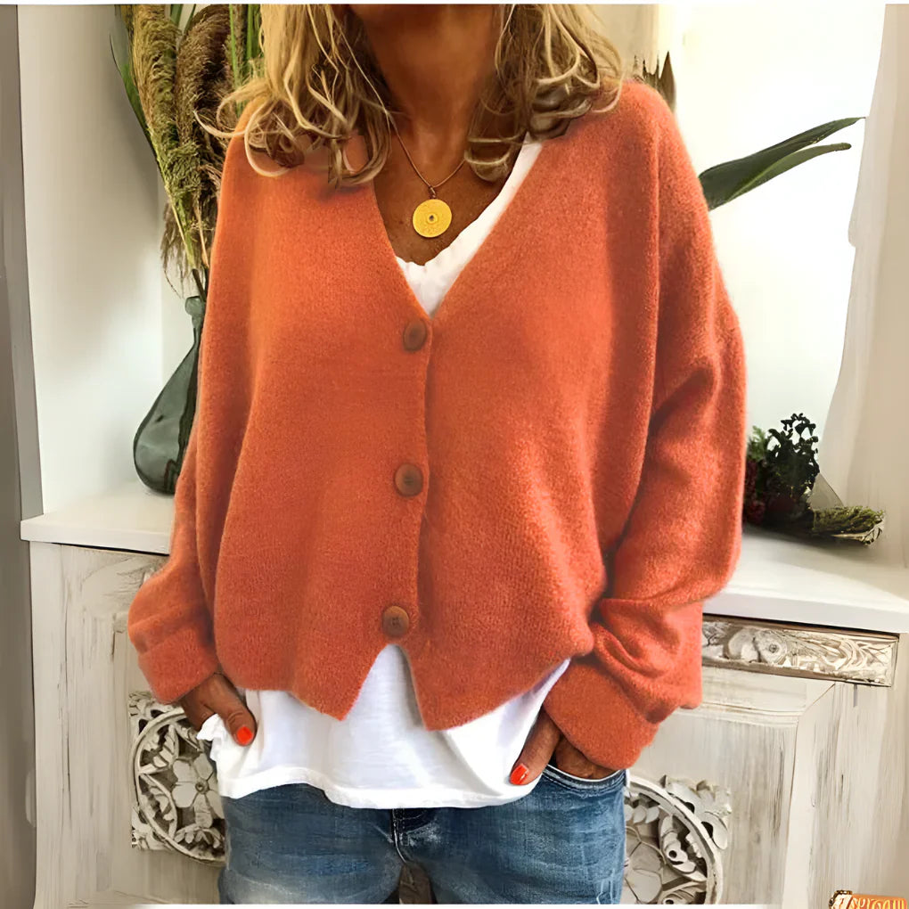 Gemütlicher Strick-Cardigan für Damen im Relaxed Fit