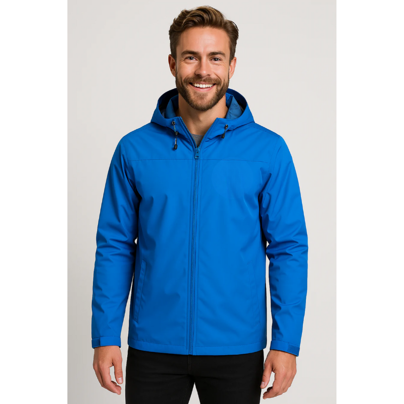 Herren Wasserdichte Regenjacke mit Kapuze – Leicht und Praktisch