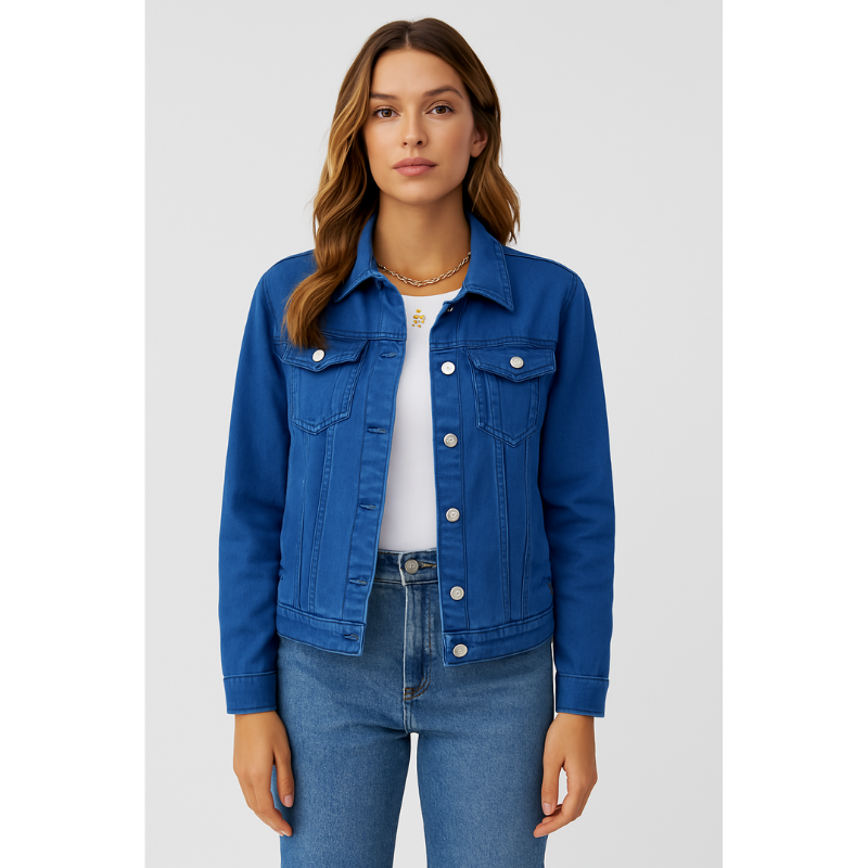 Siena – Damenkurze Denimjacke