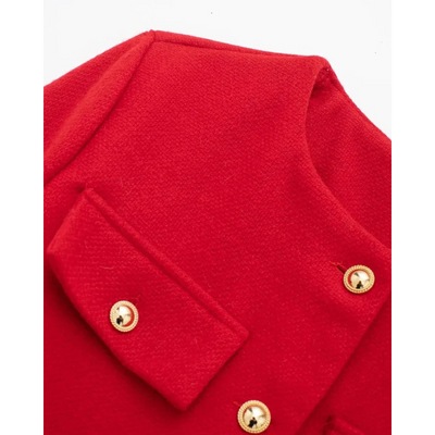 Tailored Savile Crop Blazer