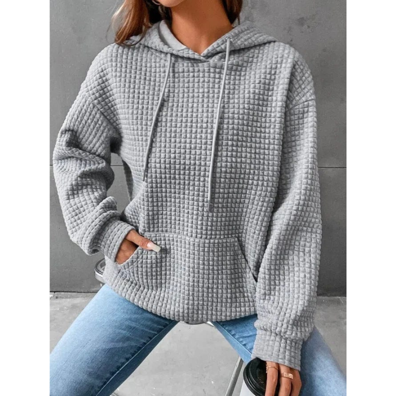 Damen Kapuzenpullover mit Kordelzug