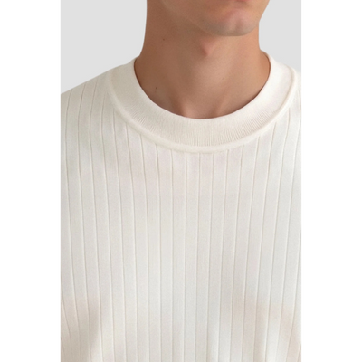 Liam Ribbels Strickpullover mit langen Ärmeln