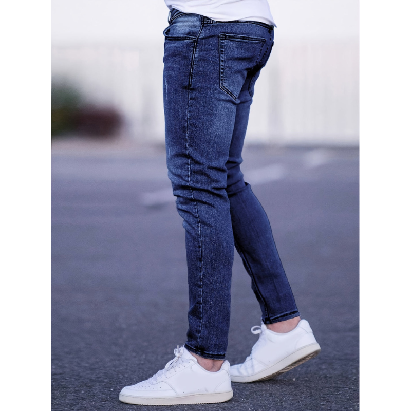 Herren Skinny Jeans – Mittlere Stretch-Denim