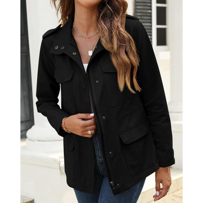 Moderne und Stilvolle Damenjacke mit Reißverschluss