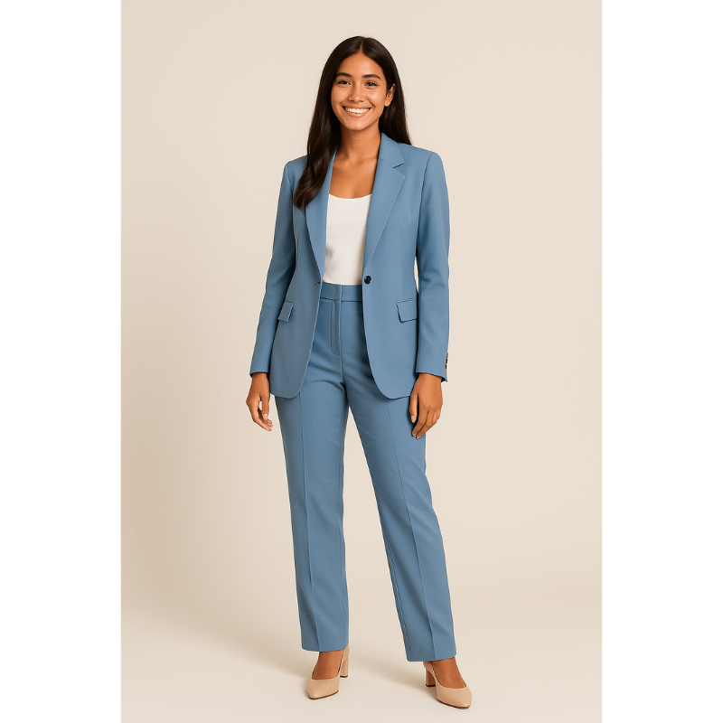 Milano Elegance Damenanzug – Blazer und Hose Set mit Optimalem Schnitt