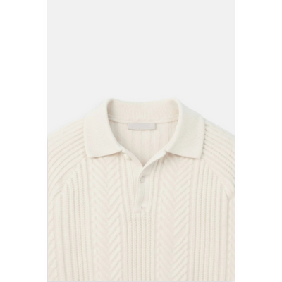 Louis Retro Pullover – Einfarbiger, Langärmliger Stil