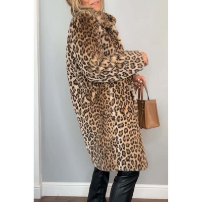 Elegante Damenjacke im Leopardenprint