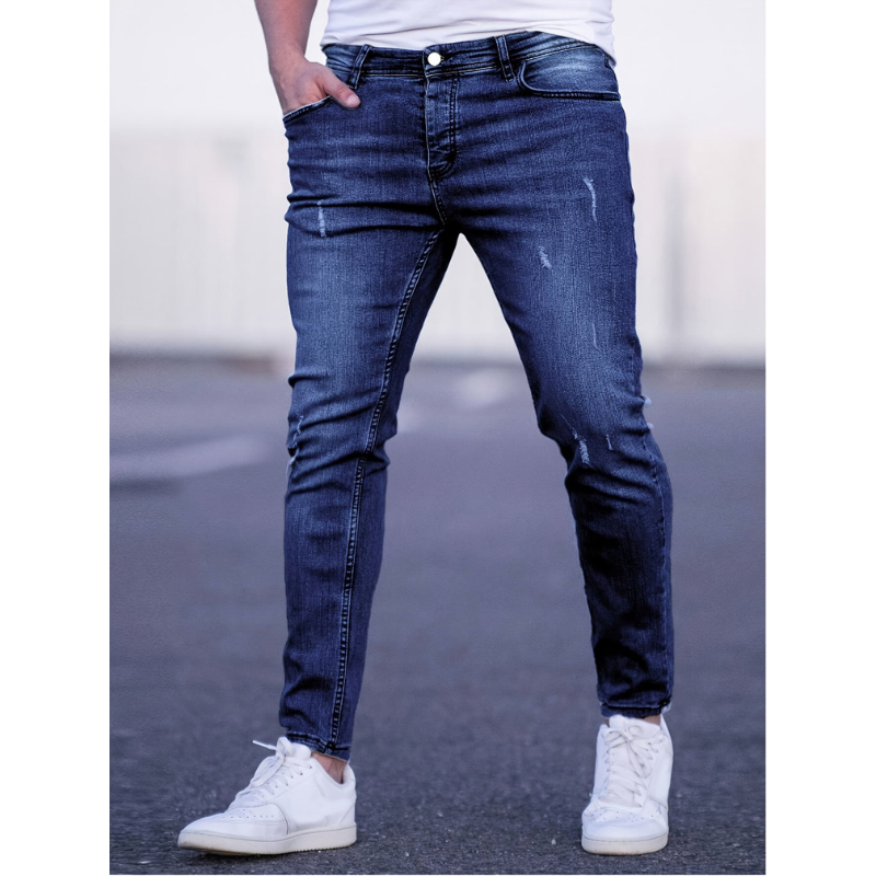 Herren Skinny Jeans – Mittlere Stretch-Denim
