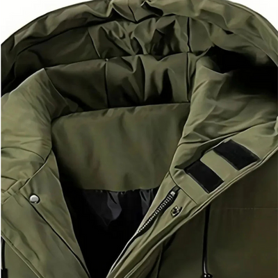 Nordfall Herren Premium Lange Puffer Winterjacke