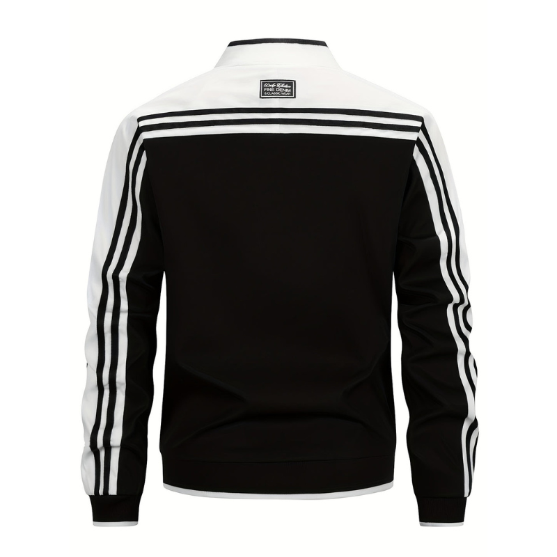 Herren Leichte Übergangsjacke – Sportjacke mit Baseballkragen