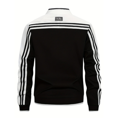 Herren Leichte Übergangsjacke – Sportjacke mit Baseballkragen