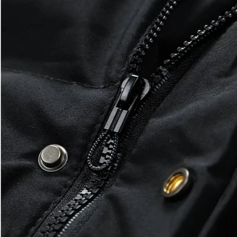 Nordfall Herren Premium Lange Puffer Winterjacke