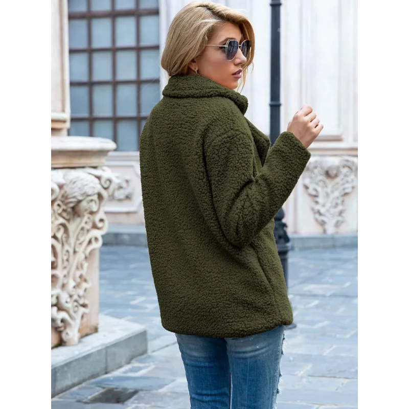 Damen Teddyjacke – Komfortabel und Modisch