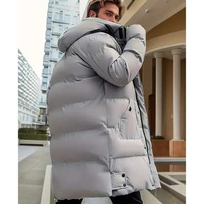 Nordfall Herren Premium Lange Puffer Winterjacke