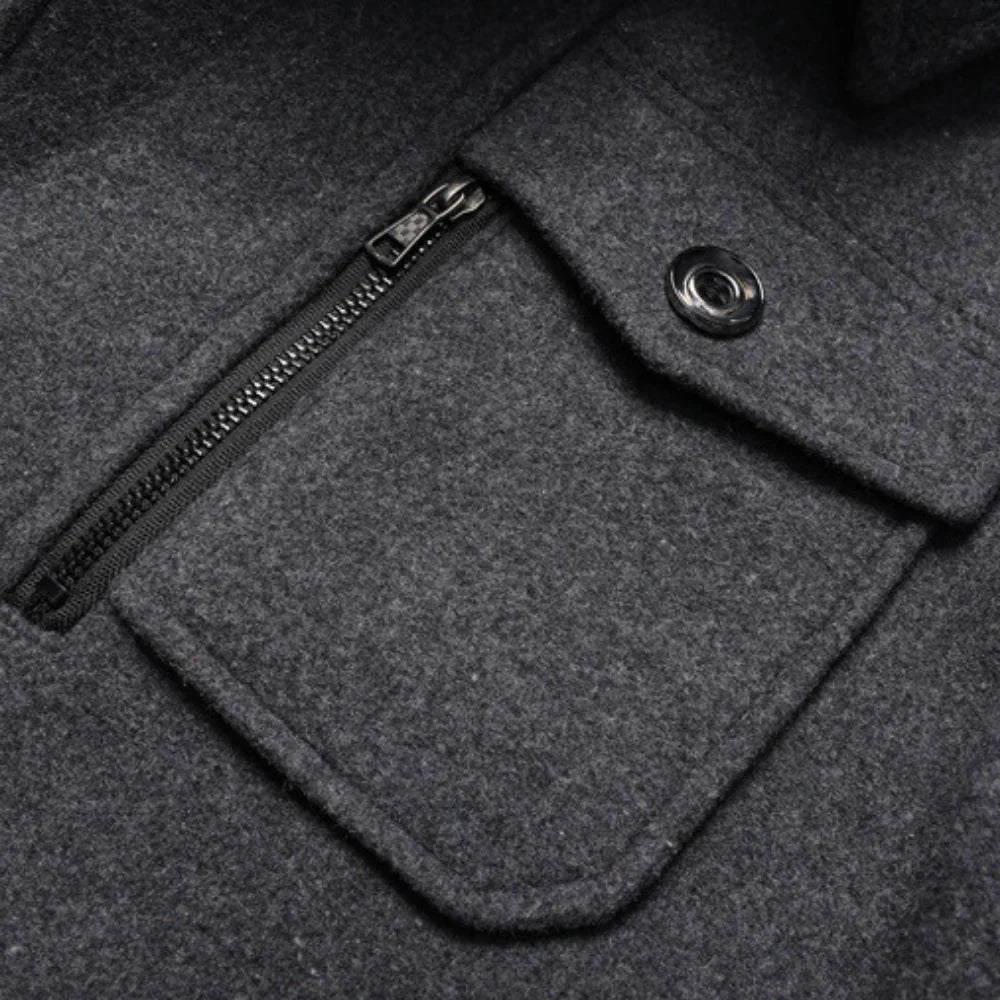 Daan Herren Wintermantel im Zweiteiler-Design