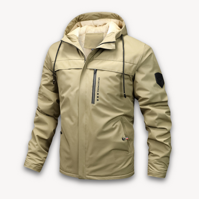Herren Leichte Outdoor-Jacke mit Kapuze – Wasserdicht