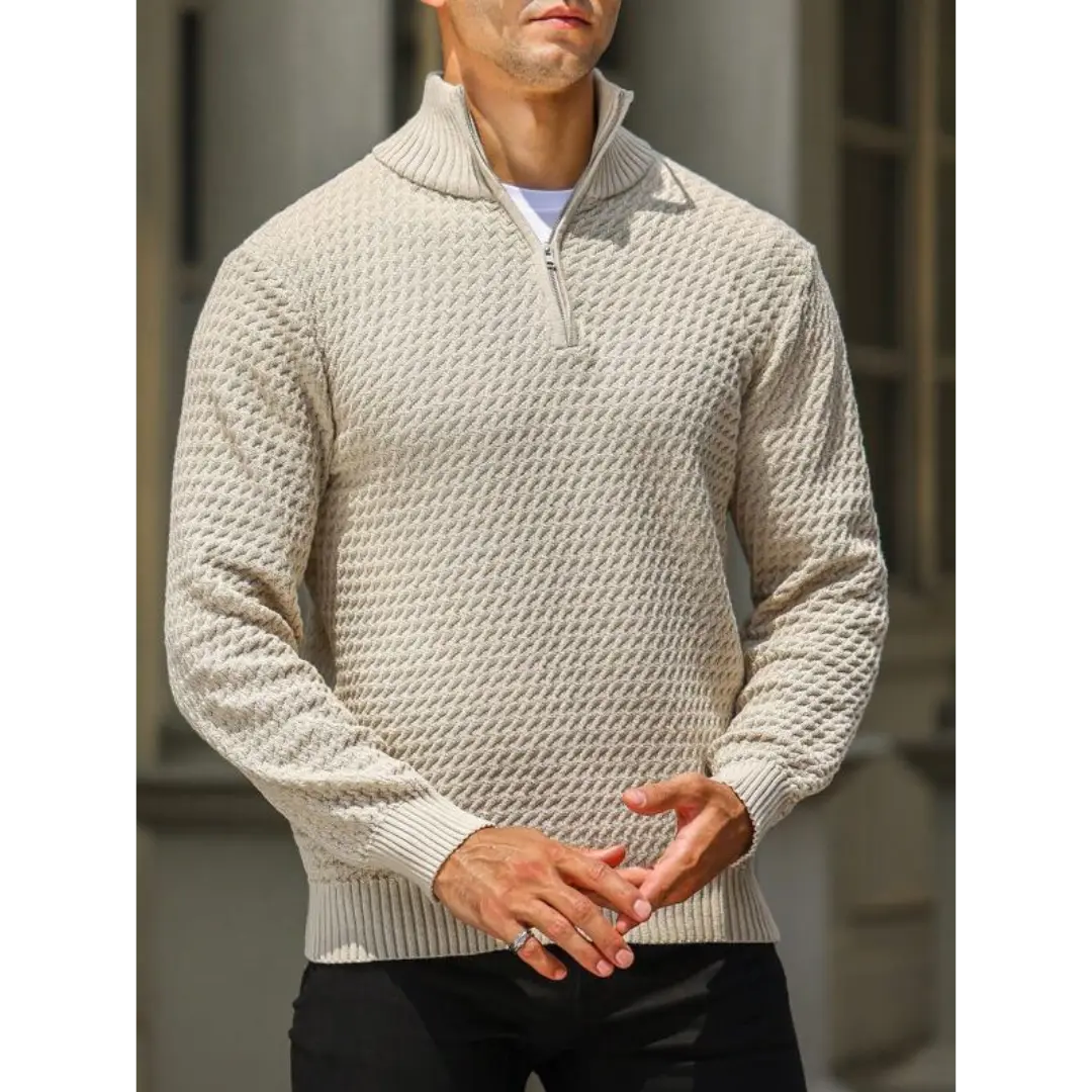 Verona Zip-Up Pullover – Zeitloser Komfort