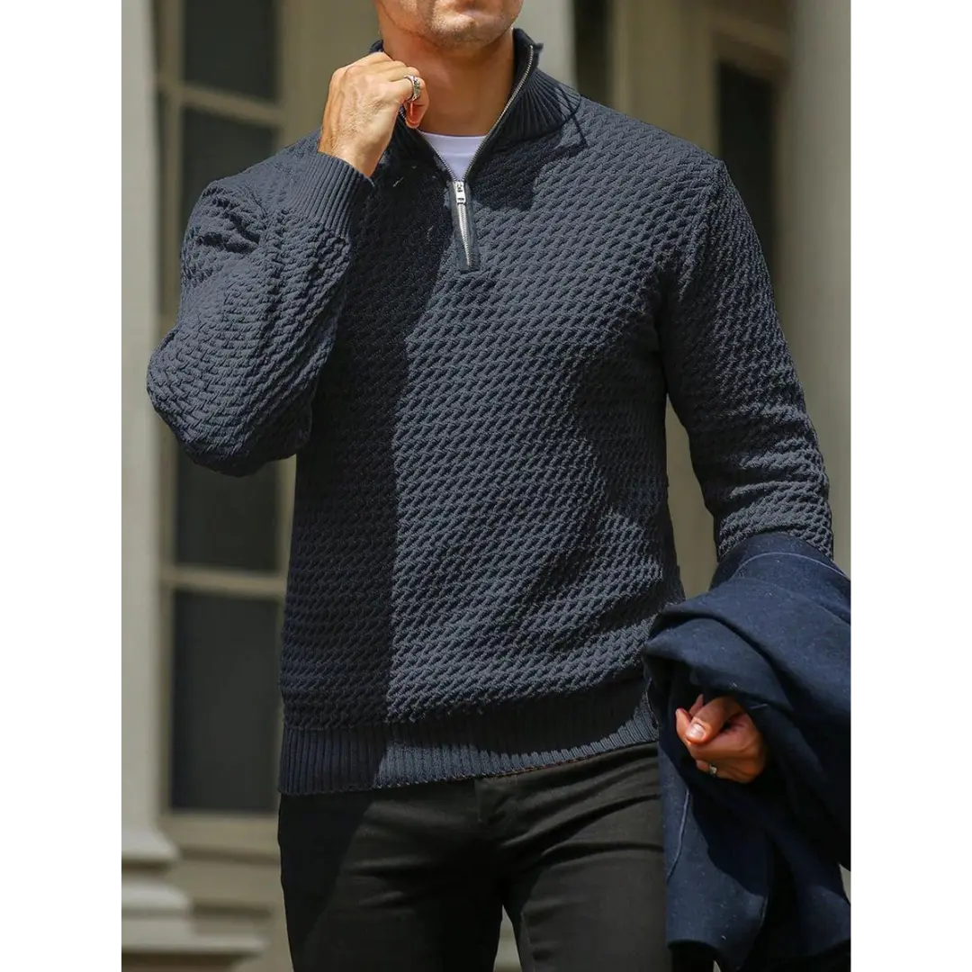 Verona Zip-Up Pullover – Zeitloser Komfort