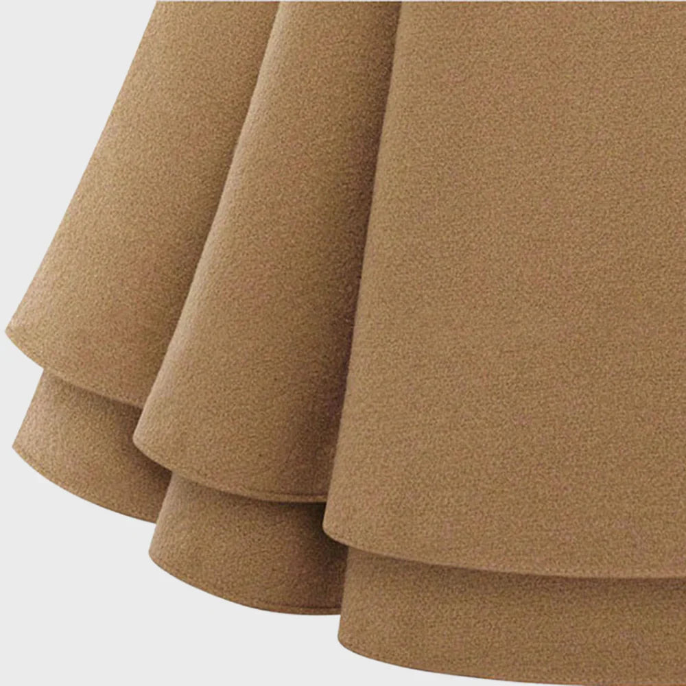 Eliza Luxe Fur Trim Coat