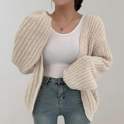 Stylish Oversized Chunky Knit Cardigan for Women – Cozy & Chic