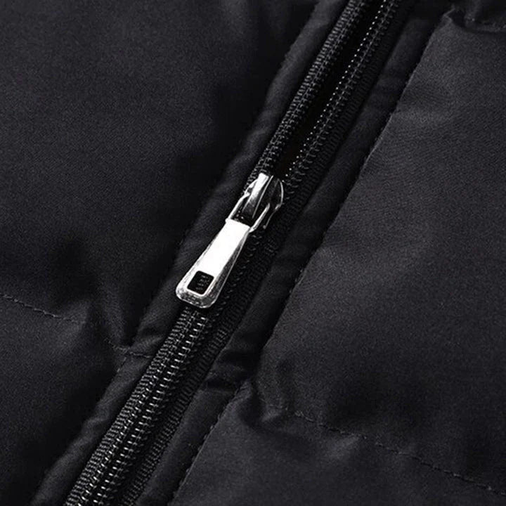 Philip Stilvoller Herren-Weste mit Fellbesatz