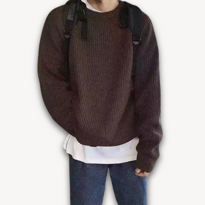 Herren Oversized Strickpullover für den Winter