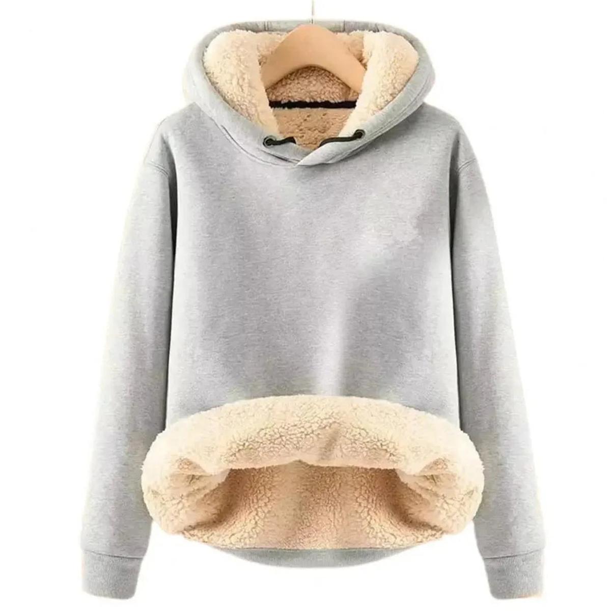 Damen Hoodie mit Fleece-Innenfutter – Kuschelig und Bequem