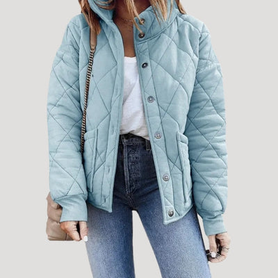 Damen Bomberjacke mit Gepolstertem Stil