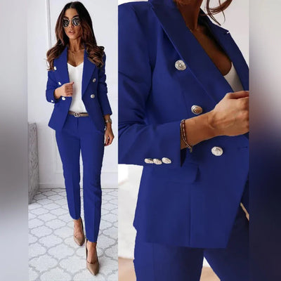 ELISEA – 2-teiliges Damenoutfit mit Blazer und Hose
