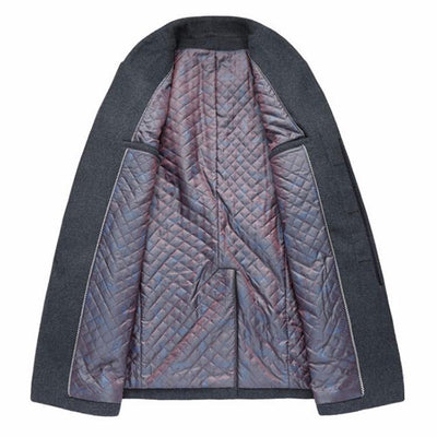 Verona Wollmix Peacoat – Klassische Eleganz für Herren