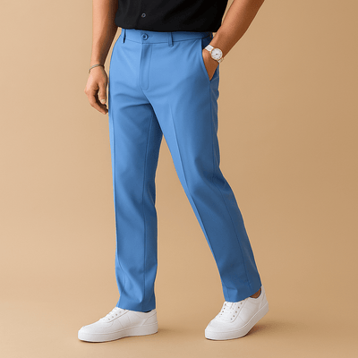 Roma Herren Baumwollhose – Komfortable, Breitere Passform