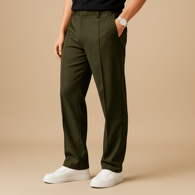 Roma Herren Baumwollhose – Komfortable, Breitere Passform