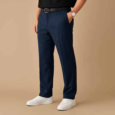 Roma Herren Baumwollhose – Komfortable, Breitere Passform