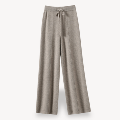 Cashmere Damenhose – Bequeme Hose mit Kordelzug
