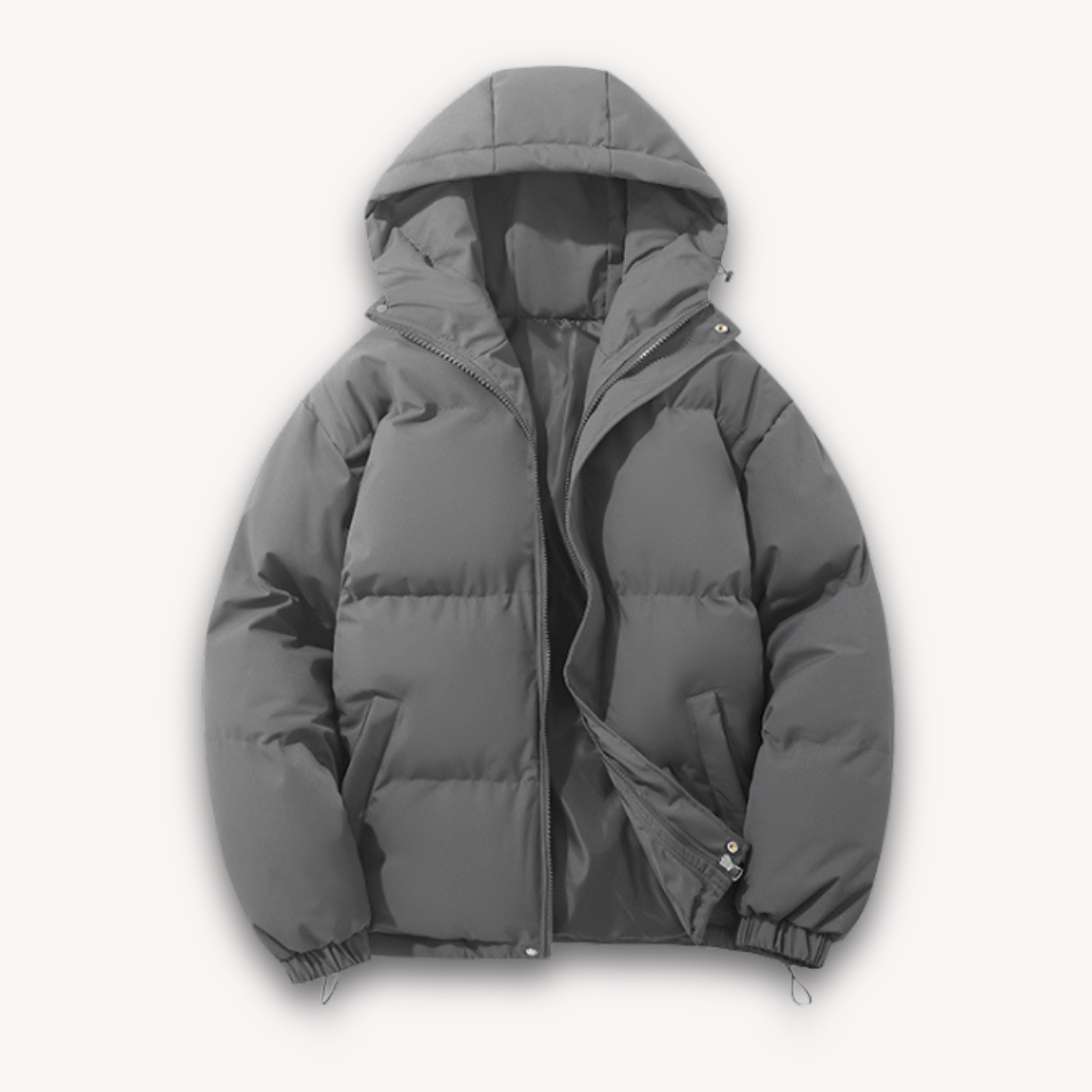 Herren Kapuzen-Pufferjacke – Leichte Winterjacke für Herren
