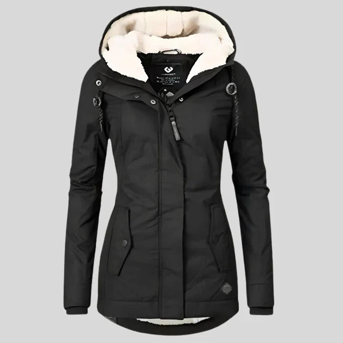 Damen Winterjacke mit Kapuze – Wasserdicht und Warm