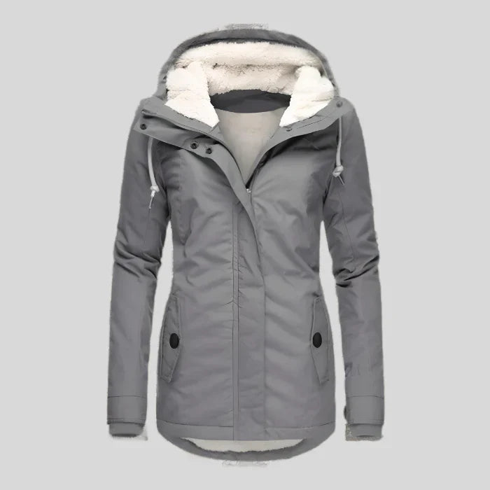 Damen Winterjacke mit Kapuze – Wasserdicht und Warm