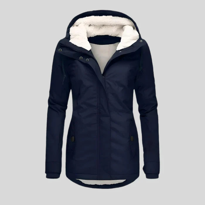 Damen Winterjacke mit Kapuze – Wasserdicht und Warm