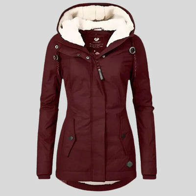 Damen Winterjacke mit Kapuze – Wasserdicht und Warm